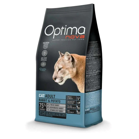 Optimanova Cat Adult Rabbit & Potato 2kg