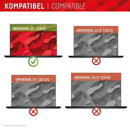 DISPLEX Privatumo Apsaugos Uni (Be Rėmelio) 14", 16:9