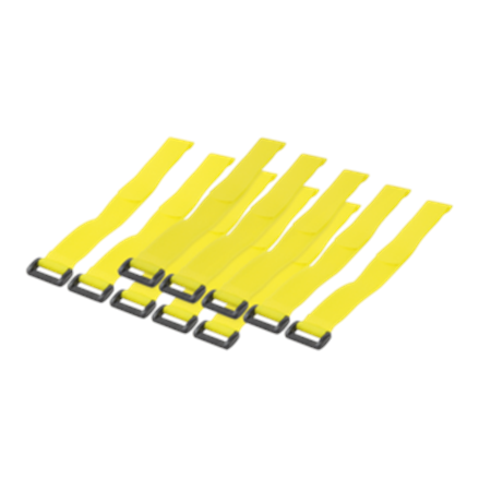 LogiLink lipnios juostos 0.3m 10vnt geltonos