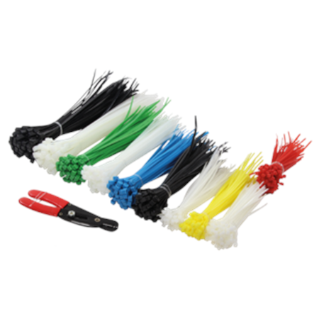 LogiLink 600 vnt. kabelių tvirtinimo dirželių rinkinys