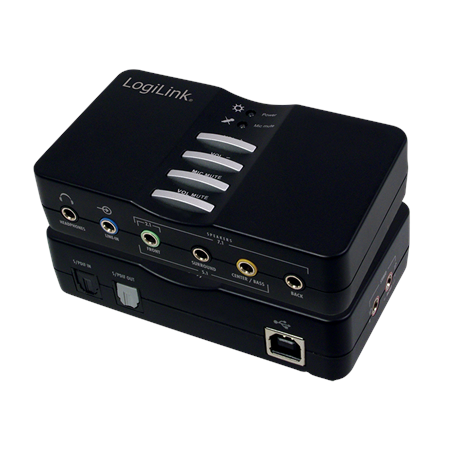 LogiLink USB 7.1 garso plokštė