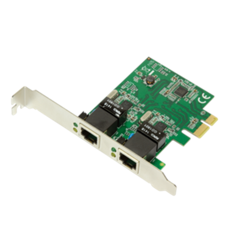 LogiLink PCI Express 2x Gigabit LAN kortelė