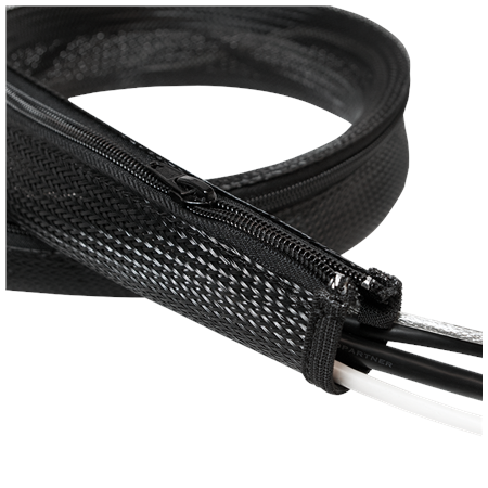 LogiLink elastingas kabelių apvalkalas 1.0m x 50 mm juodas