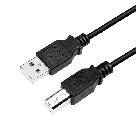 Logilink USB-B 2.0 kabelis 2m juodas