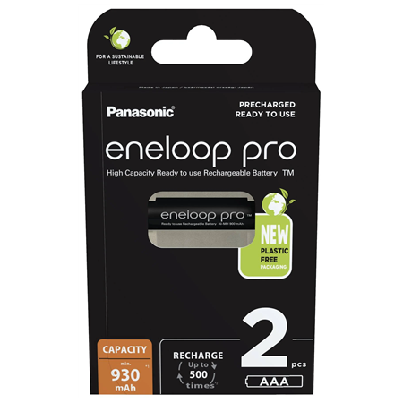 Panasonic Eneloop PRO AAA 930mAh 2 vnt