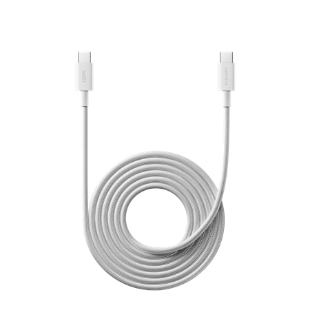 Xiaomi 6A pintas USB-C į USB-C kabelis (2m), baltas