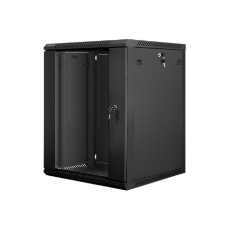Lanberg 19" 15U 600x600 juoda sieninė rack spinta V2