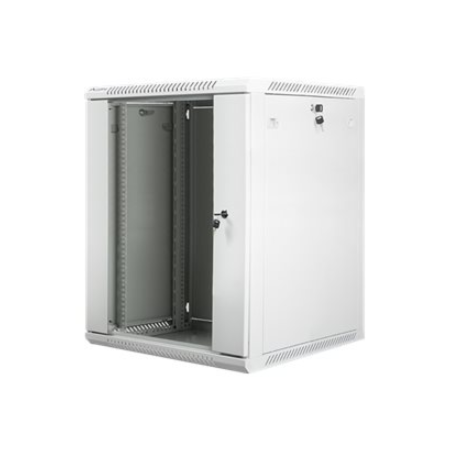 Lanberg 19" 15U 600x600 pilka sieninė rack spinta V2