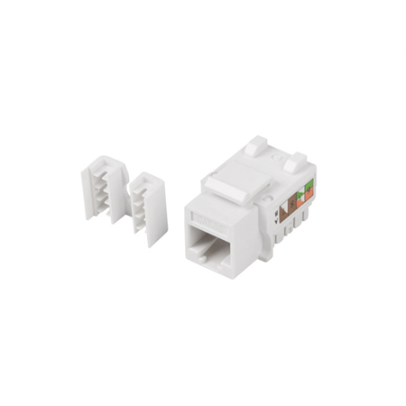 Lanberg RJ45 Keystone gniazdo - LSA kat.5E UTP 90°