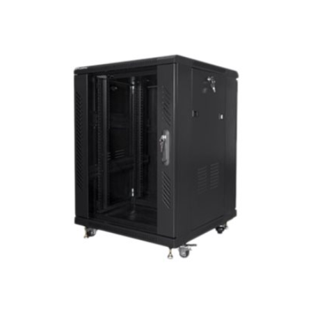 Lanberg 19" 15U juoda rack spinta