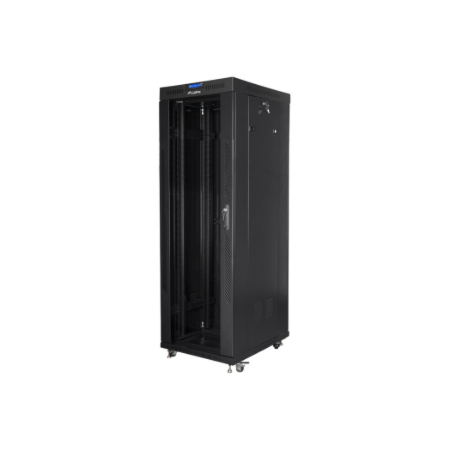 Lanberg 19" rack šafa 37U 800x1000 juoda su stiklinėmis durimis LCD V2