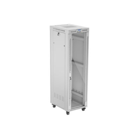 LANBERG 19" 42U Rack Stovas su Stiklinėmis Durimis (600x800)