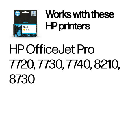 HP 953 Geltonas (F6U14AE) Instant Ink