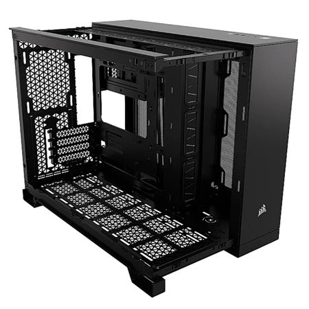 Corsair 2500X Tempered Glass Korpusas Juodas