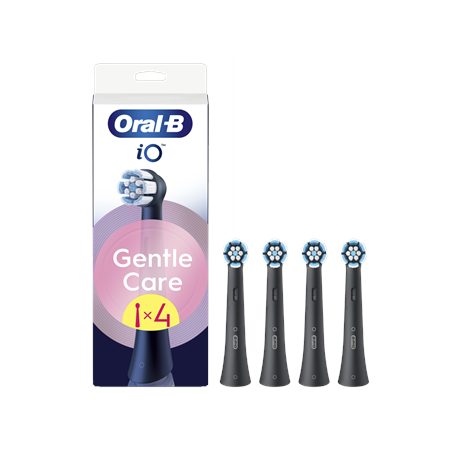 Oral-B iO Gentle Care 4 vnt. juodas