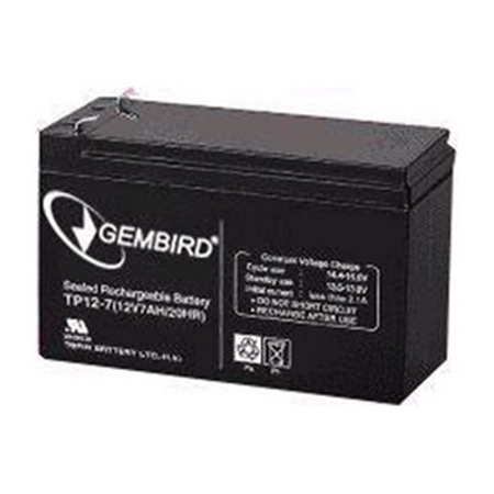 Gembird 12V/7Ah universalus akumuliatorius