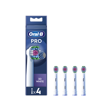 Oral-B Pro 3D White dantų šepetėlių rinkinys 4 vnt.