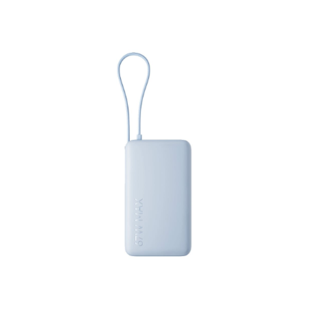 Xiaomi 67W Power Bank 10000 (Integrated Cable) | 10000 mAh | Ice Blue