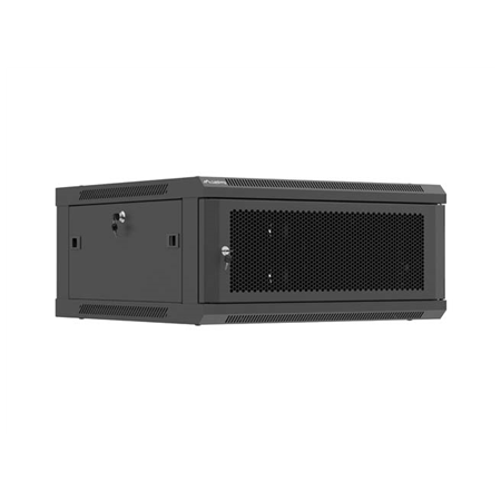 Lanberg Wall mounted installation cabinet 19" 4U 600X600 | WF01-6604-23B | Black