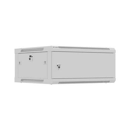 Lanberg Wall mounted installation cabinet 19" 4U 600X600 | WF01-6604-00S | Grey