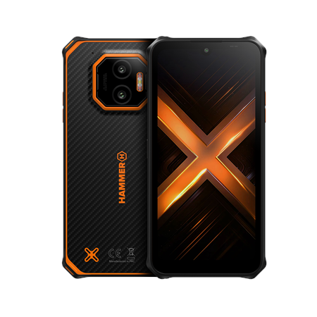 Hammer | Energy X2 | Black/Orange | 6.1 " | IPS | 1560 x 720 pixels | Mediatek | Dimensity 6300 | Internal RAM 8 GB | 256 GB | m