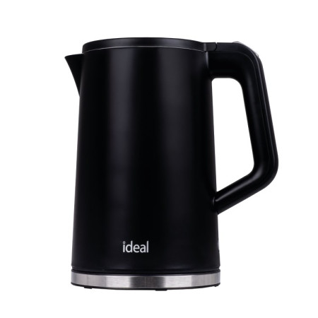 IDEAL Kettle 1.7 l, steel body, power 1500 W, black