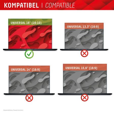 DISPLEX Privatumo Apsaugos Uni (Be Rėmelio) 16", 16:10