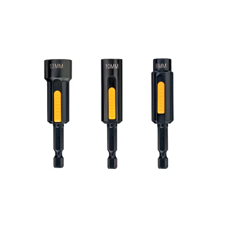 DeWalt magnetinės antgaliai su valymo elementu 8, 10, 13 mm