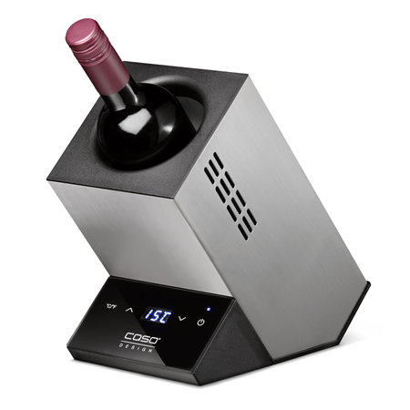 Vyno šaldytuvas Caso WineCase One, pilkas