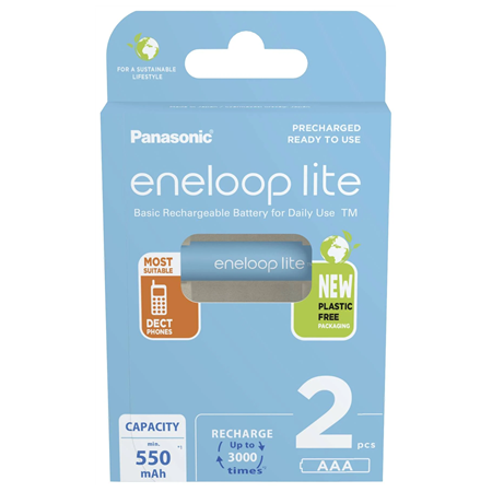 Panasonic Eneloop Lite AAA 550mAh 2 vnt