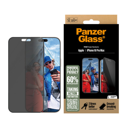 PanzerGlass Privatumo Ekrano Apsauginis Stiklas iPhone 16 Pro Max