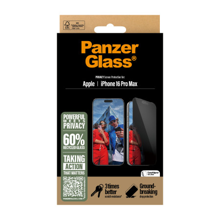 PanzerGlass Privatumo Ekrano Apsauginis Stiklas iPhone 16 Pro Max