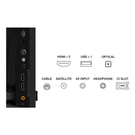 TCL 40S5K 40 colių Full HD Smart televizorius