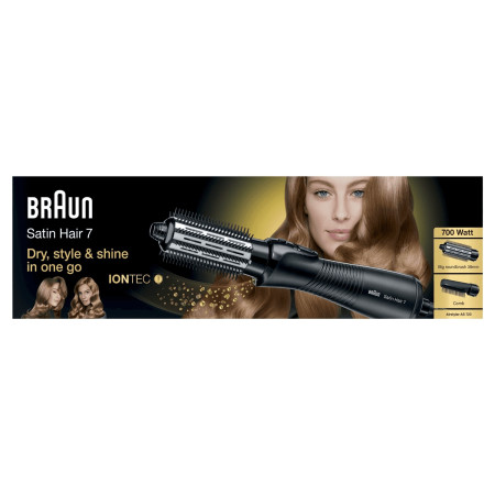 Braun Satin Hair 7 AS720 karšto oro šepetys 700 W Juoda