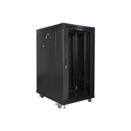 LANBERG 19" 22U Rack Stovas su Stiklinėmis Durimis (Flat Pack)