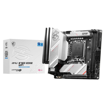 MSI MPG B760I EDGE WIFI pagrindinė plokštė Intel B760 LGA 1700 „mini ATX“