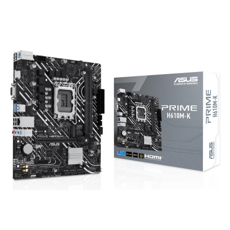 ASUS PRIME H610M-K Micro-ATX pagrindinė plokštė (LGA1700, DDR5)