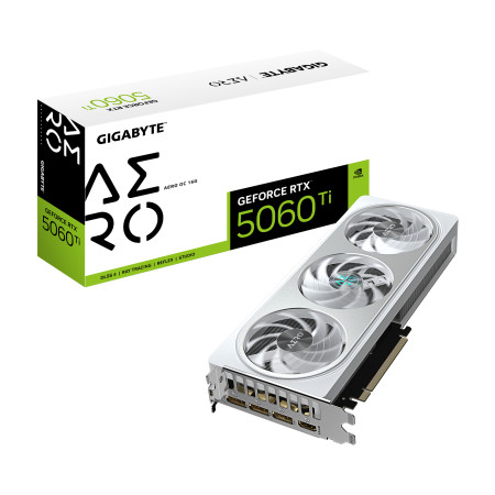 GIGABYTE GeForce RTX 5060 Ti AERO OC 16G Vaizdo plokštė