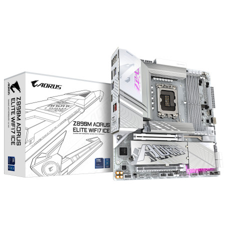 GIGABYTE Z890M AORUS ELITE WIFI7 ICE pagrindinė plokštė
