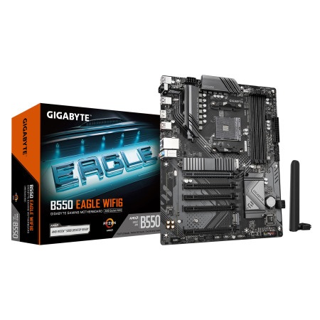 GIGABYTE B550 EAGLE WIFI6 pagrindinė plokštė AMD B550 AM4 lizdas ATX