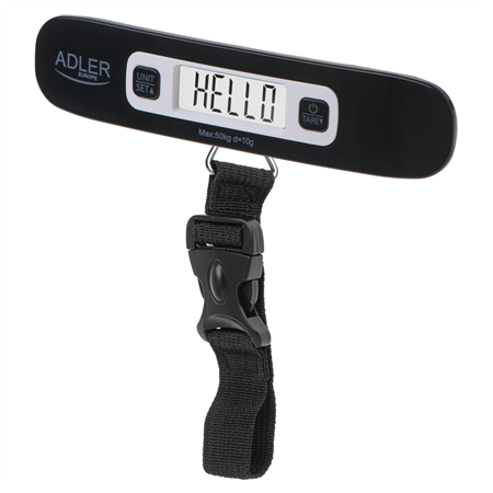 Adler AD 8190 juodas bagažo svoris