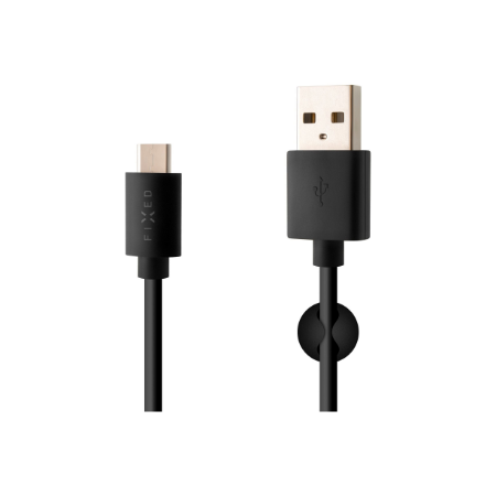 Fixed USB/USB-C 2m juodas