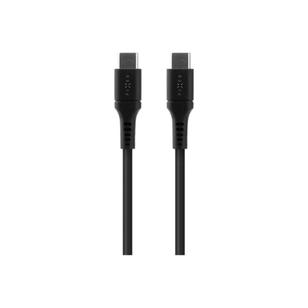 USB-C/USB-C kabelis su PD, 1,2 m, 60 W, juodas