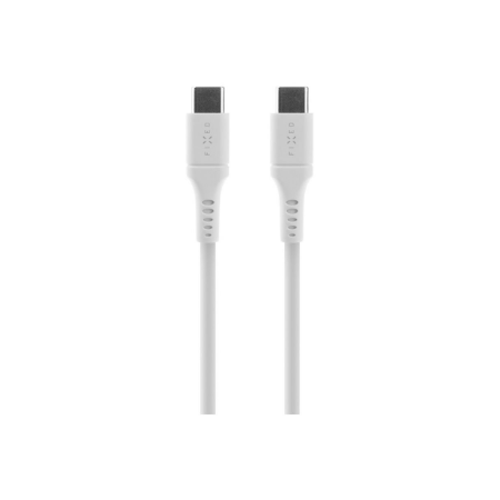 USB-C/USB-C kabelis su PD, 1,2 m, 60 W, baltas