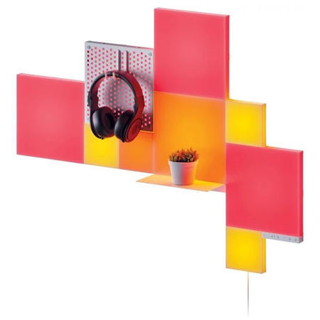 Nanoleaf Blocks Combo Starter Kit - šviesos panelių rinkinys (10 vnt., 1 valdiklis)