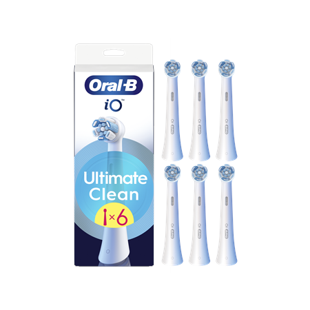 Oral-B iO Ultimate Clean EB6 | 6 vnt. | balta