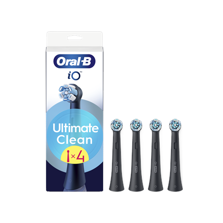 Oral-B iO Ultimate Clean EB4 | 4 vnt. | juodas