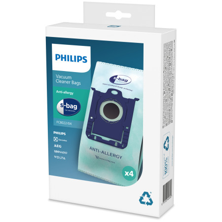 Philips S-Bag Clinic Anti-allergy maišai FC8022/04