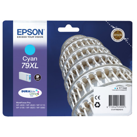 Epson 79XL Durabrite mėlynas rašalas
