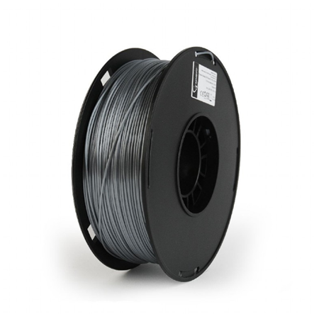 3D spausdintuvo filamentas PLA PLUS, 1.75mm, sidabrinis